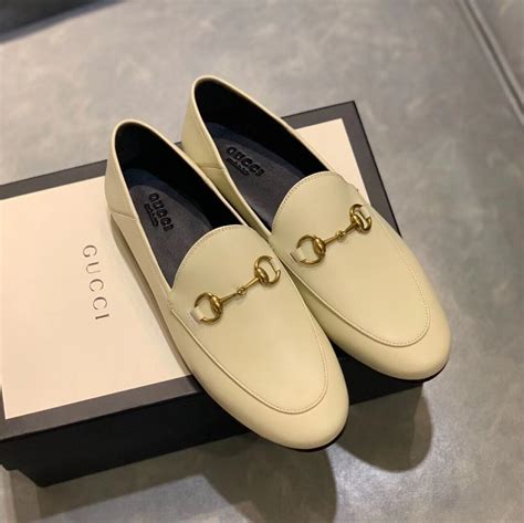 Shop Gucci Jordaan Leather Loafers 